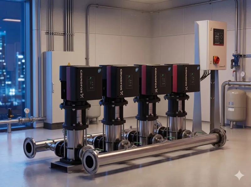 Sistema de presión constante Hydro MPC de Grundfos