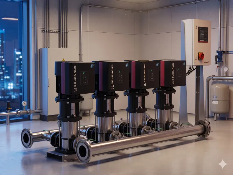 Sistema de presión constante Hydro MPC de Grundfos